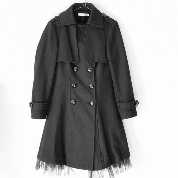 Aoisos Jackets & Blazers - AOISOS Black Lined Coat (size: 8)